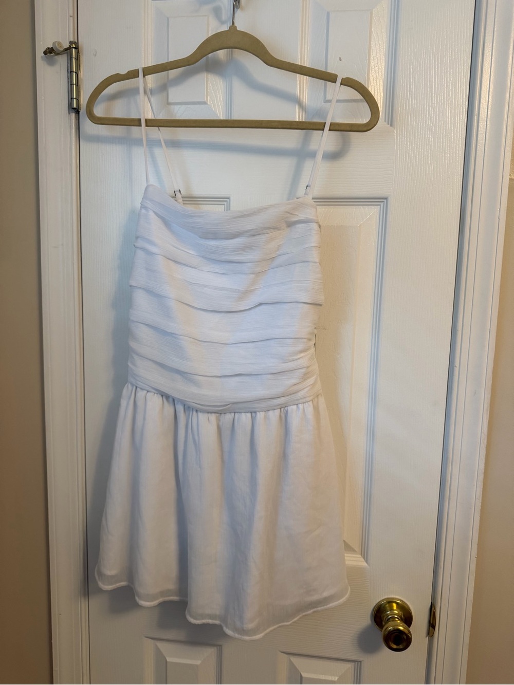 Hollister White Spaghetti-Strap Romper